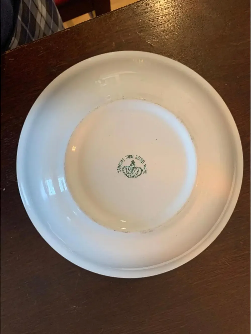 Vintage Yamasho Ironstone Vegetable Pattern Serving Bowl